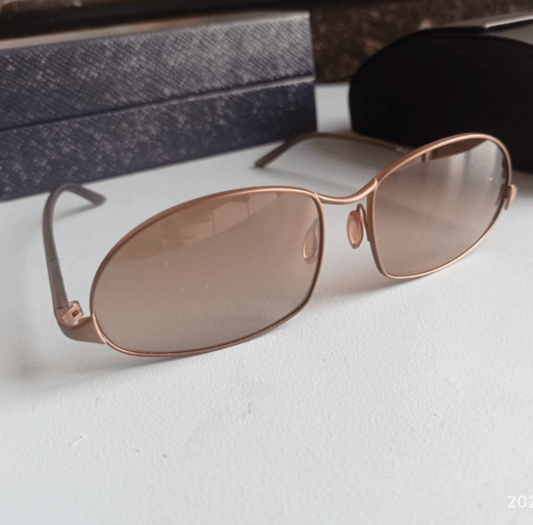 PRADA Sunglasses Star Symbol Wrap Shield Mask