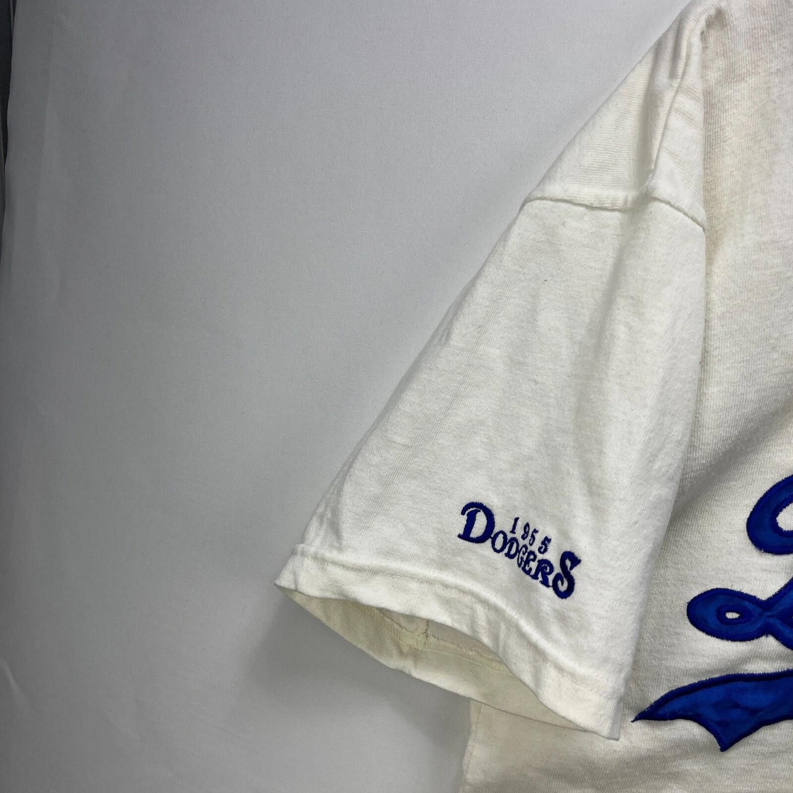 Starter Starter Vintage MLB Brooklyn Dodgers 1955 Jersey Medium Size ONE SIZE - 4 Thumbnail