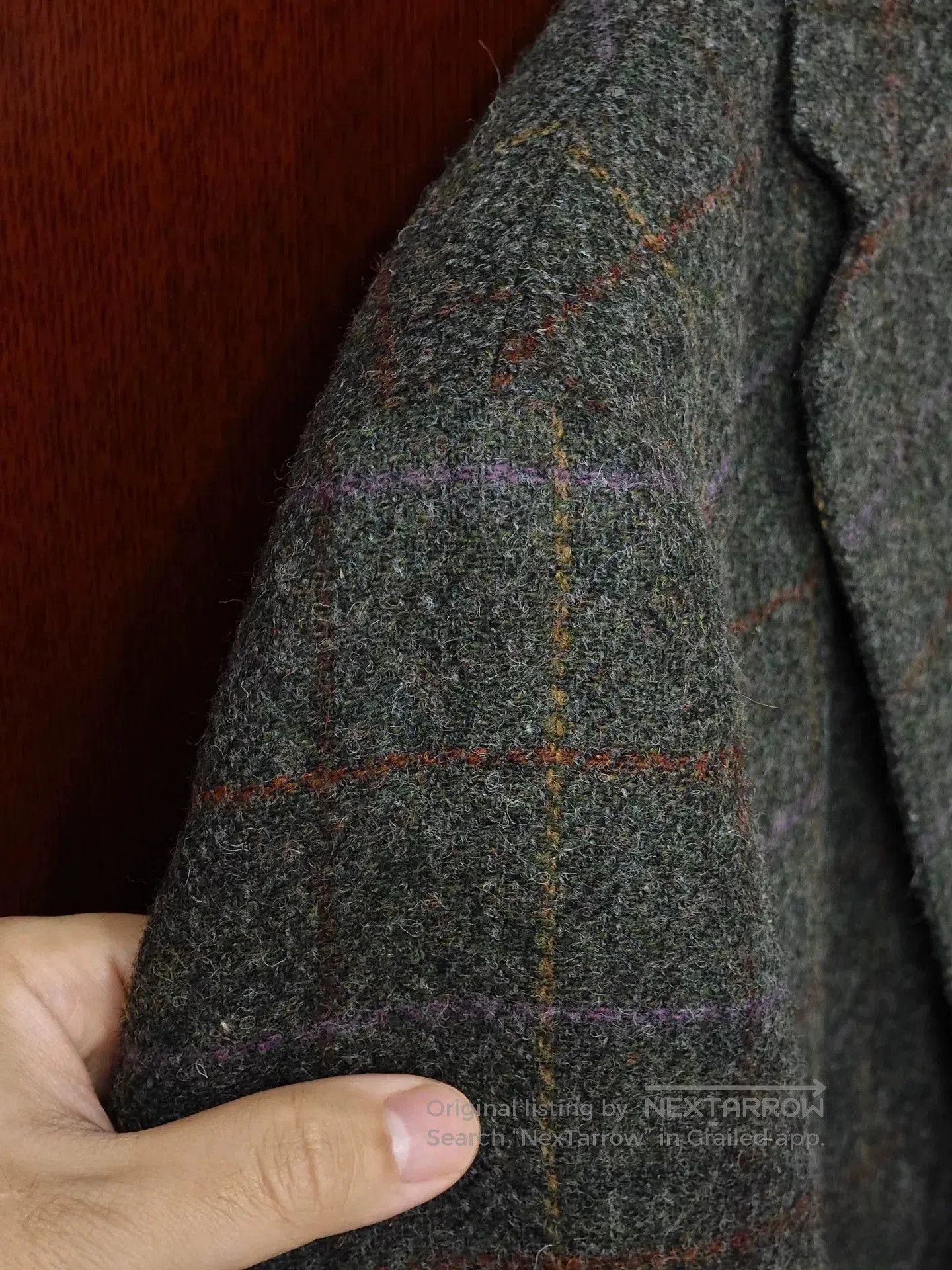Abraham Moon & Sons Custom Moon Tweed Wool Blazer. Size US M / EU 48-50 / 2 - 3 Thumbnail