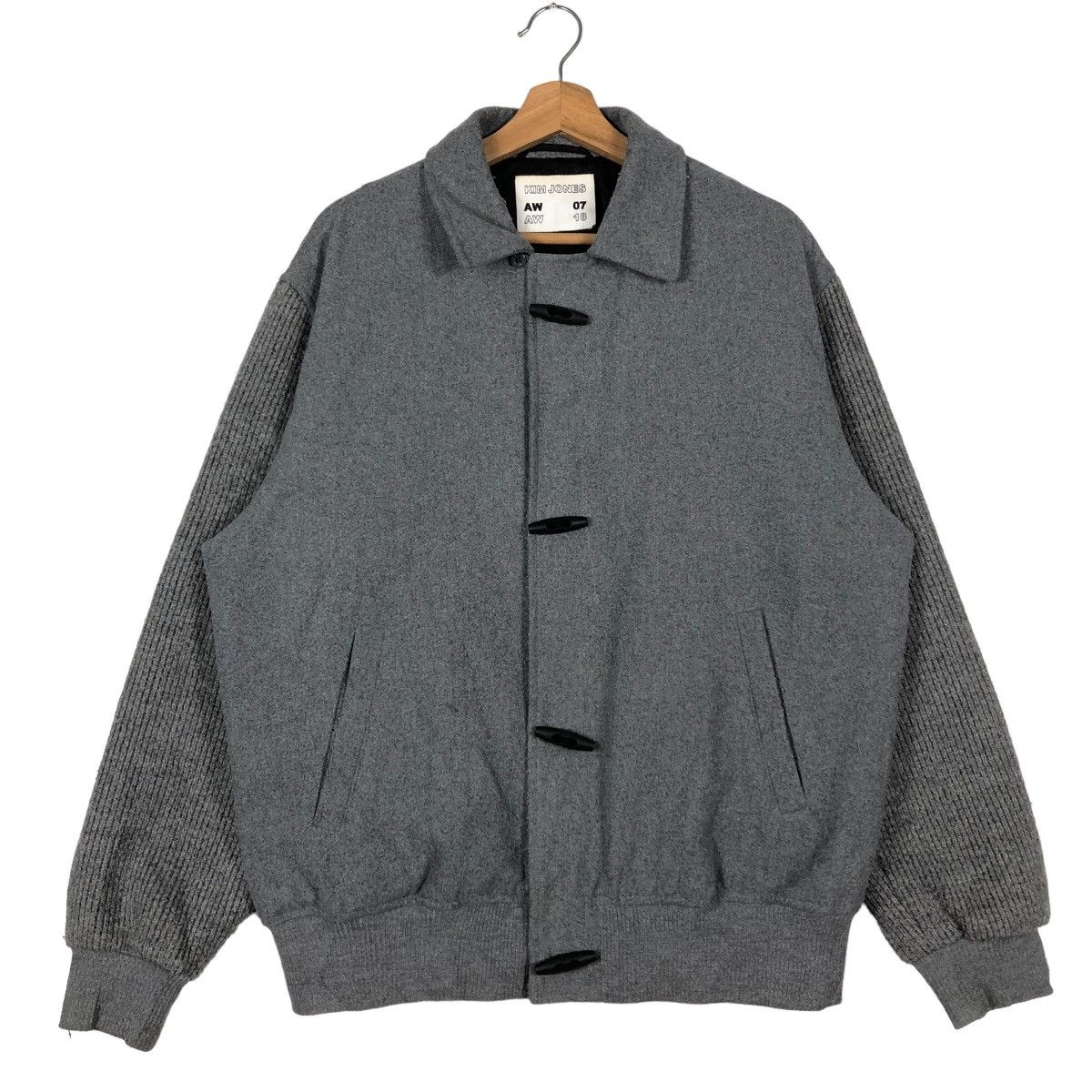 Japanese Brand 🔥Rich Grey Bomber Jacket Kim Jones GU Japan Made Size US XL / EU 56 / 4 - 1 Thumbnail