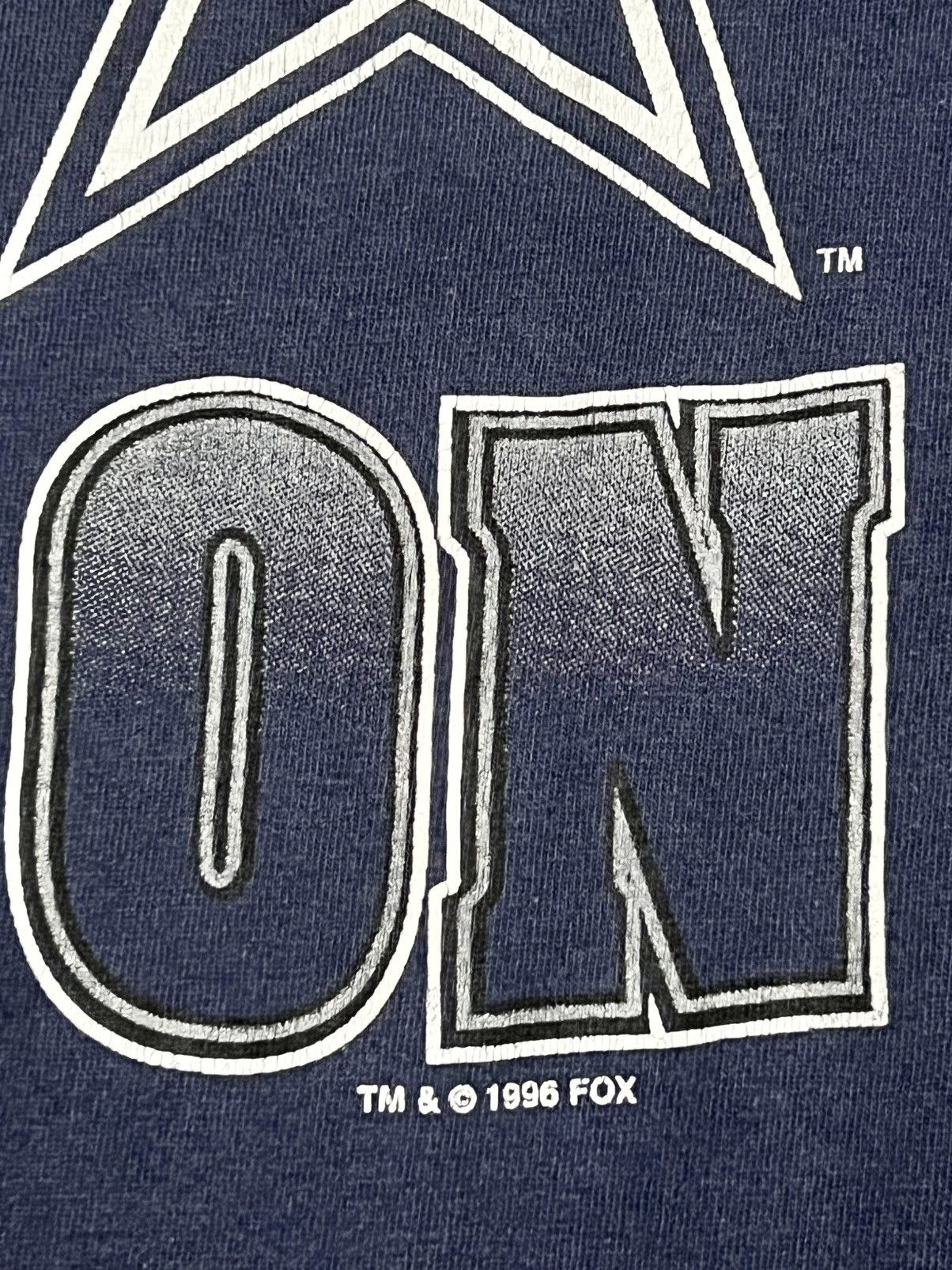 NFL Vintage Sunfaded Dallas Cowboys On Fox 1996 Tee Size US XL / EU 56 / 4 - 3 Thumbnail