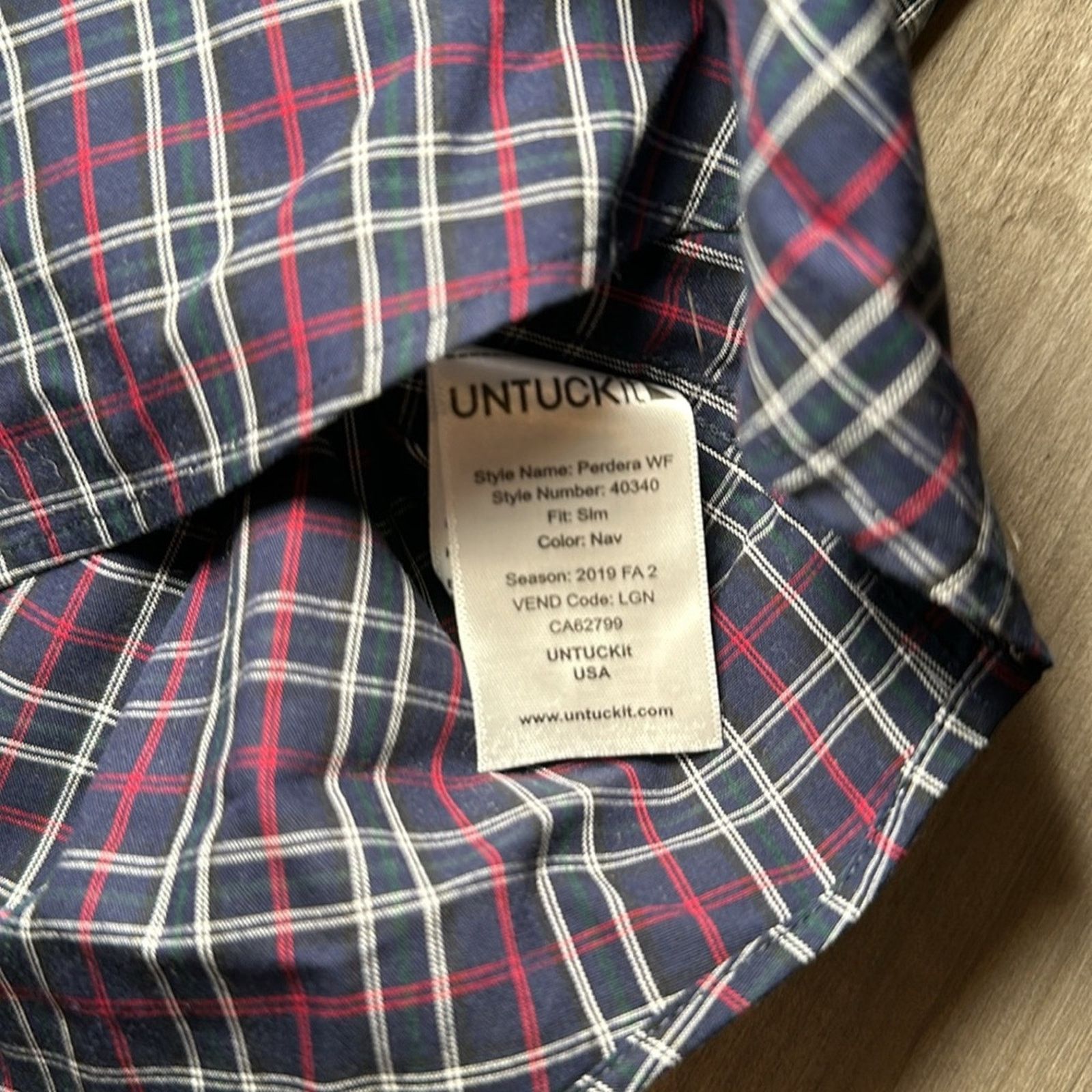 UNTUCKit Untuckit Perdera Slim Fit Wrinkle Free Long Sleeve - XL Size US XL / EU 56 / 4 - 8 Thumbnail