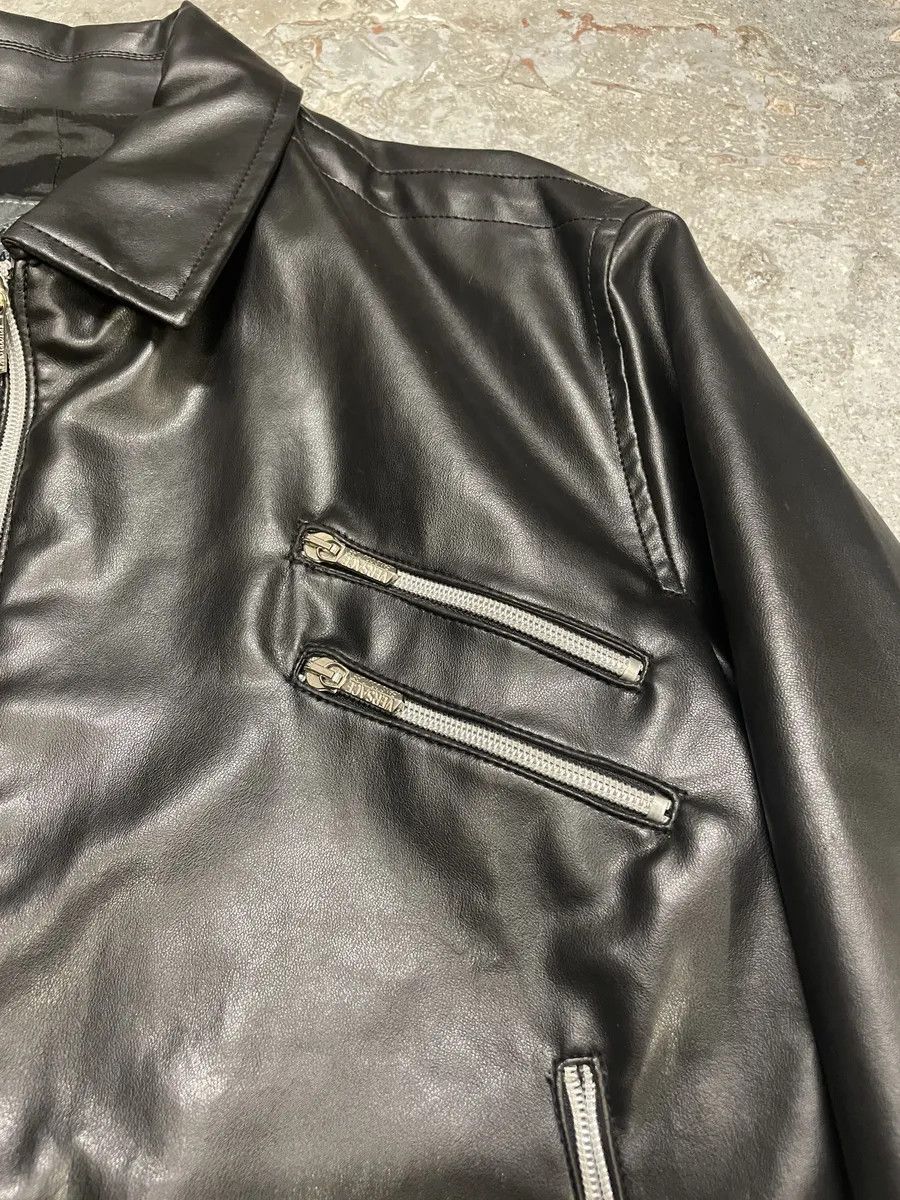 Versace 2000s Versace Multi Zips Black Eco Leather Jacket Size US M / EU 48-50 / 2 - 10 Thumbnail