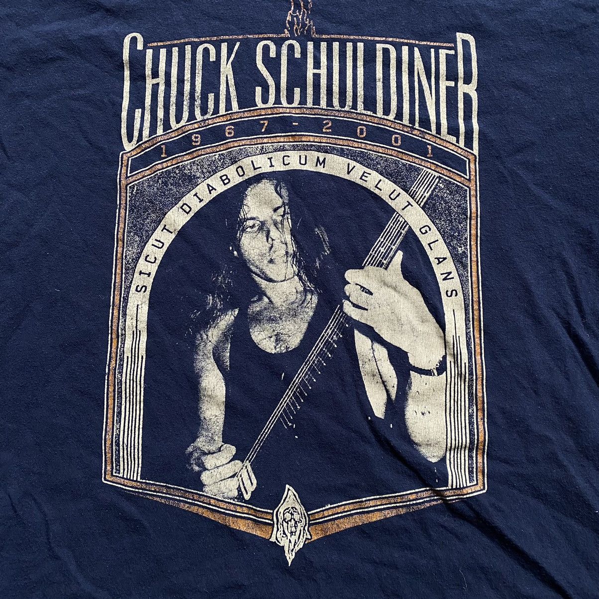 Band Tees CHUCK SCHULDINER DEATH BAND DTA TOUR T SHIRT Size US L / EU 52-54 / 3 - 3 Thumbnail