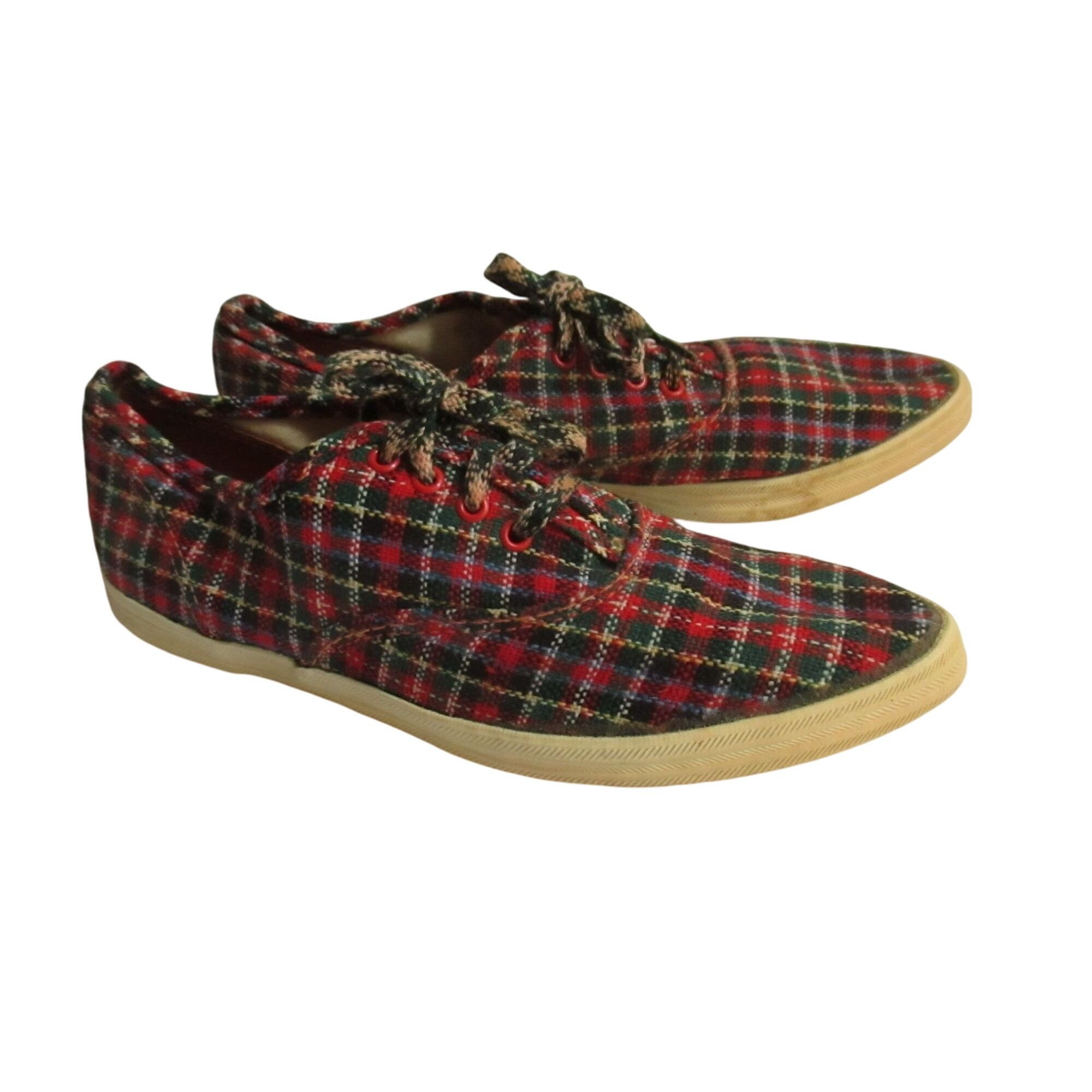 Keds Vintage Womens Keds Sneakers 5 M Low Scottish PLaid NEW 1970 Grailed