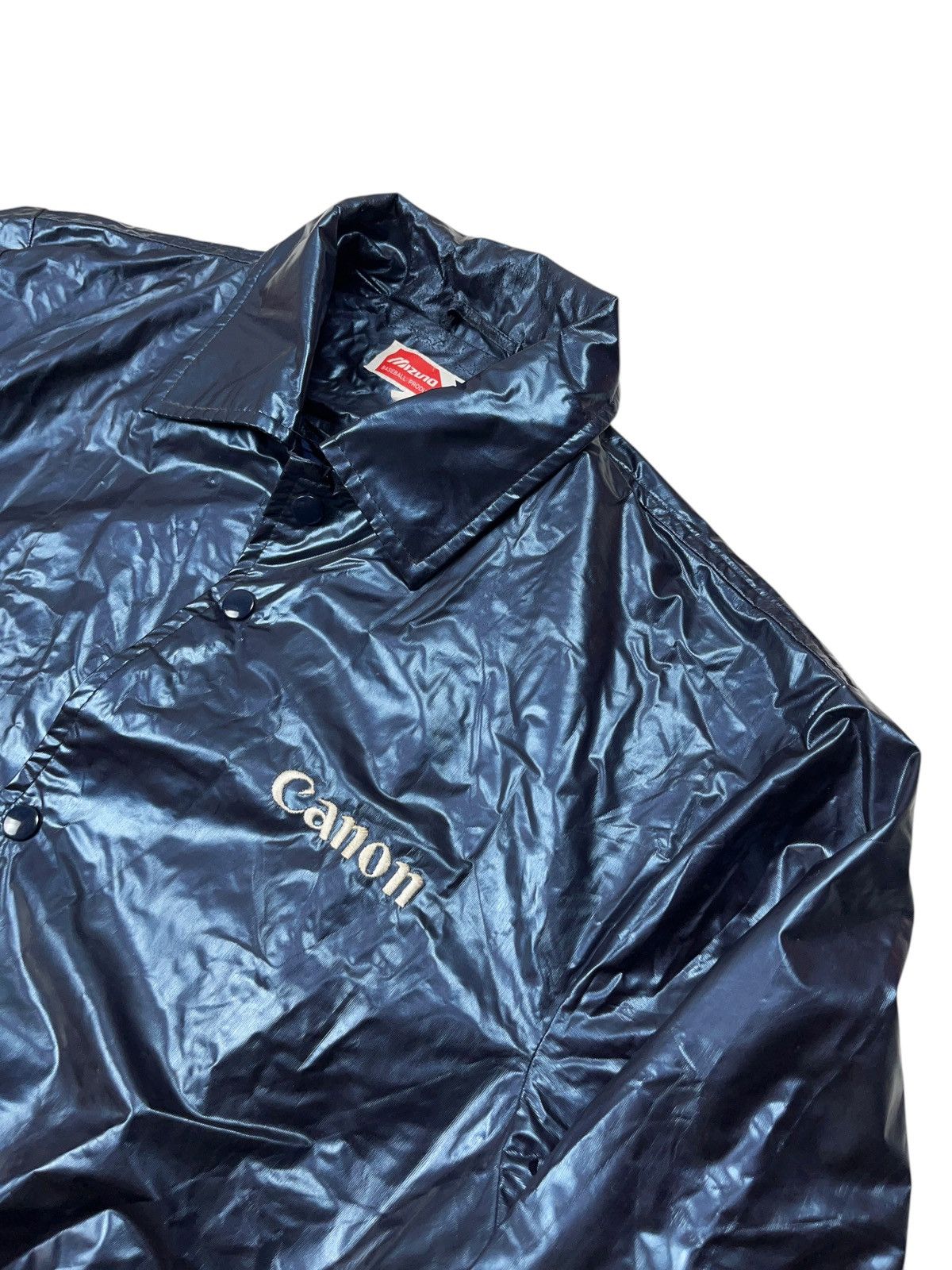 Canon × Mizuno × Vintage Vintage 80s Mizuno x Canon Metallic Polyurethane Jacket Size US M / EU 48-50 / 2 - 3 Thumbnail