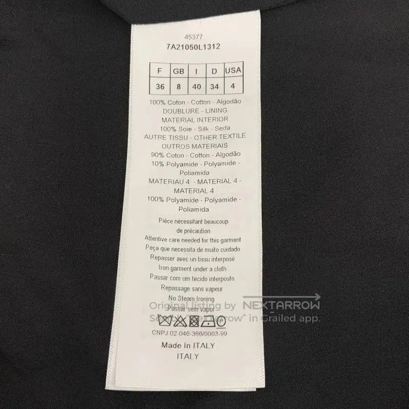 Dior Dior Black Cotton Casual Pants XS Size . Size 22" - 8 Thumbnail