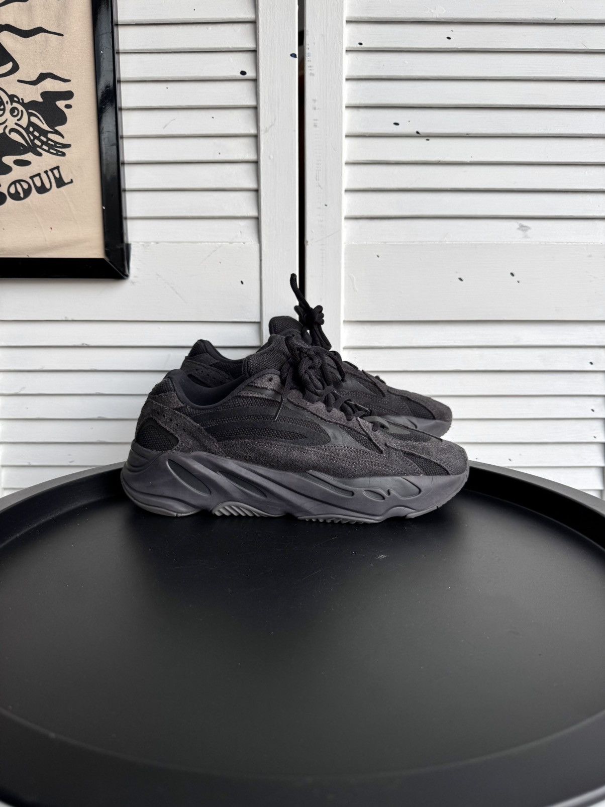Adidas × Kanye West Adidas Yeezy Boost 700 V2 Vanta Black Mens Shoes US9 FU6684 Size US 9 / EU 42 - 9 Thumbnail