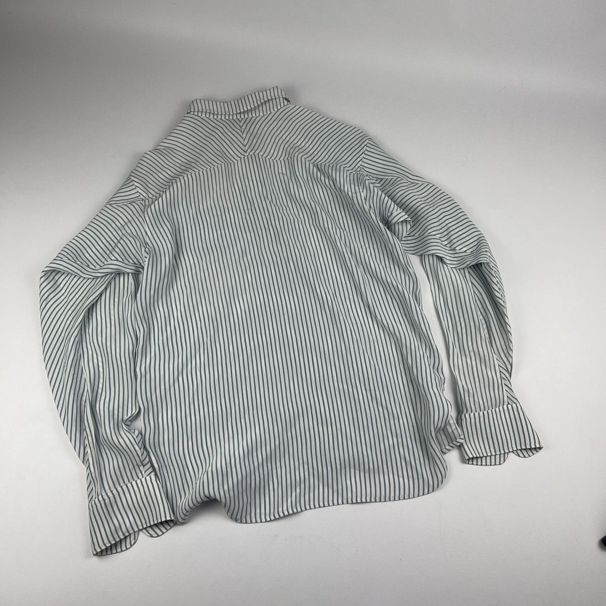 Rag & Bone Rag Bone New York Stripped Silk Button Down Shirt Size US L / EU 52-54 / 3 - 10 Thumbnail