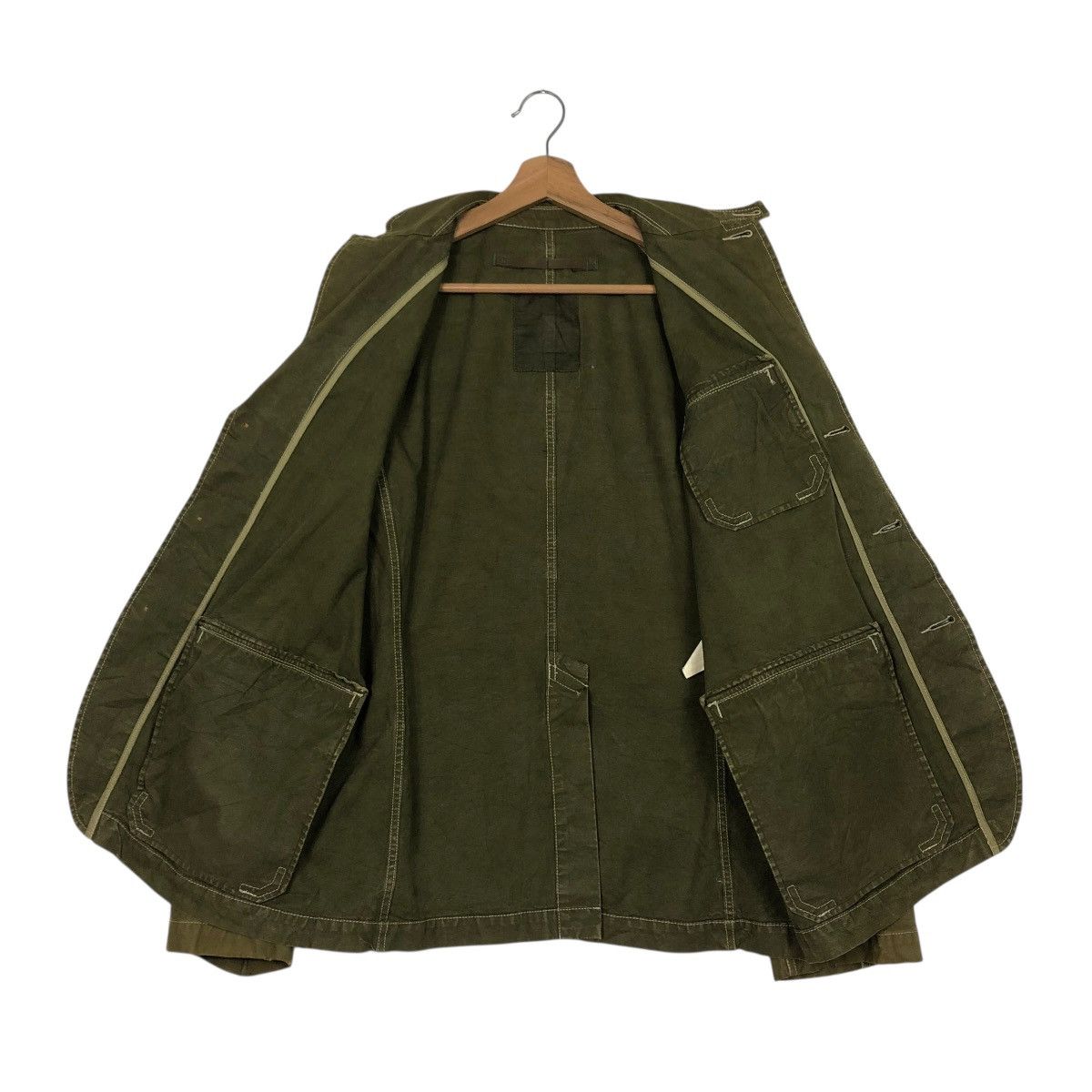 Japanese Brand 🔥VINTAGE CHORE WORK JACKET MILITARY DESIGN ISSEY MIYAKE Size US M / EU 48-50 / 2 - 15 Thumbnail