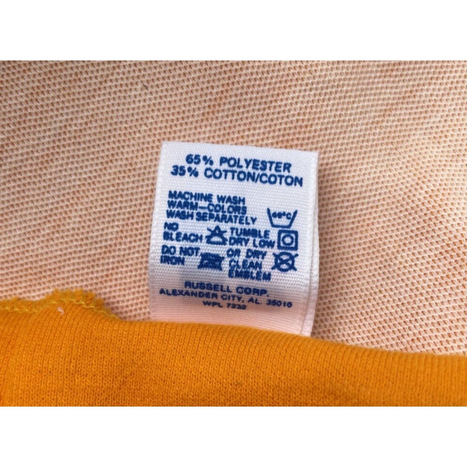 Vintage VINTAGE Russell athletic Tank Shirt Mens S NOS 80s Gold White Basketball Jersey Reversible 70s 90s NWOT USA Long 22.5" Across 15.5" Across Size US S / EU 44-46 / 1 - 4 Thumbnail