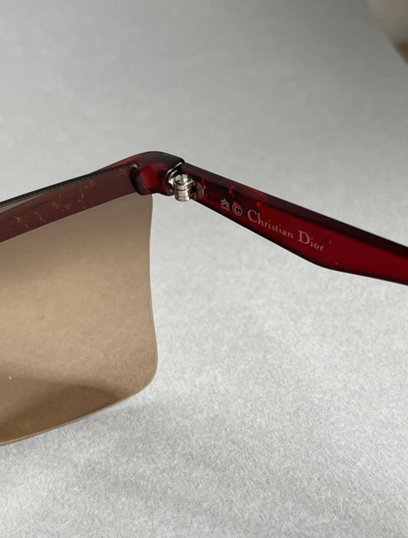 Dior × Vintage Y2K Christian Dior Vintage Oversized Sunglasses Size ONE SIZE - 7 Thumbnail