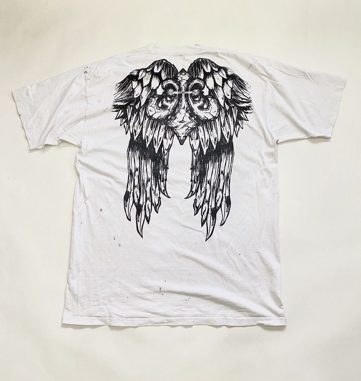Affliction × Ed Hardy !3For$100 Ship! Crazy Y2K Wing Graphic Tee Size US XXL / EU 58 / 5 - 8 Thumbnail