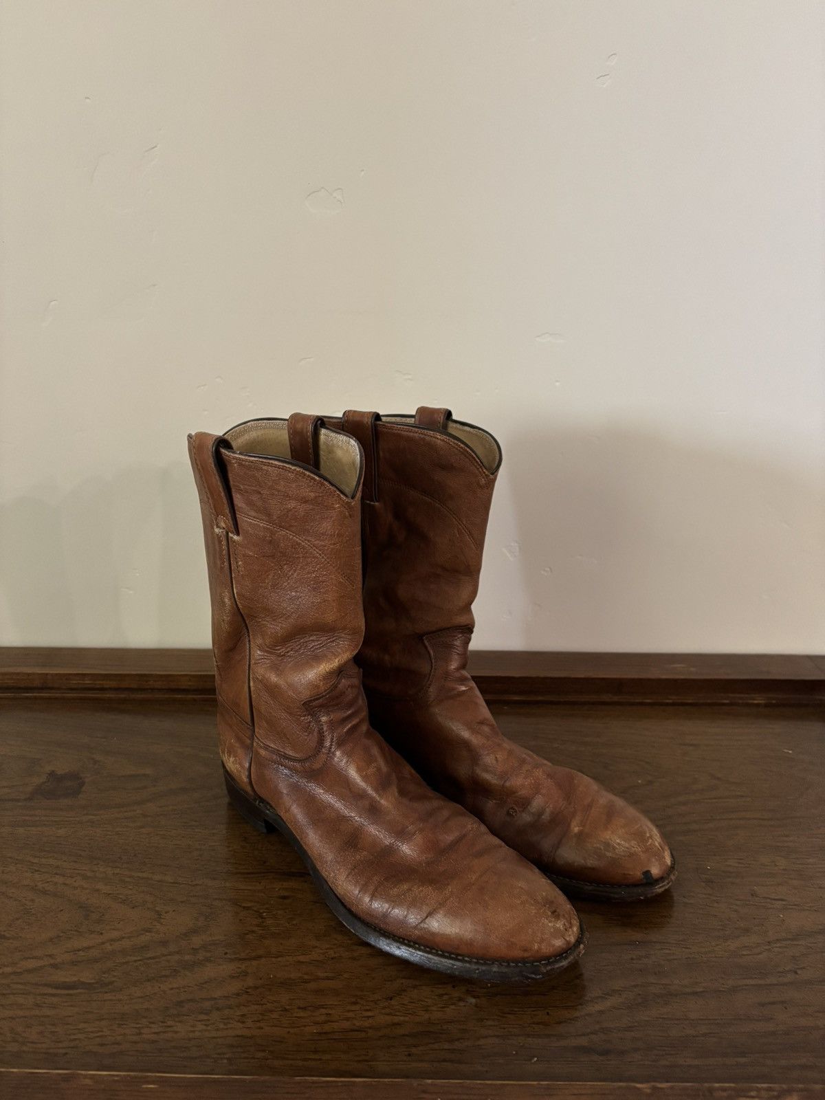 Justin Vintage Justin Roper Boots Size US 9.5 / EU 42-43 - 1 Thumbnail