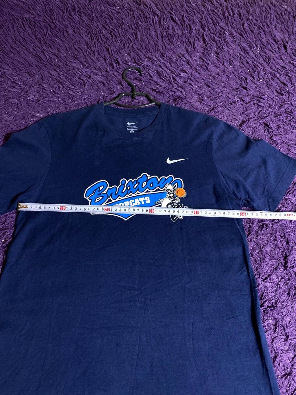 Nike × Vintage 90s Nike Central Swoosh Vintage Y2K Oversized Retro T-Shirt Size US M / EU 48-50 / 2 - 8 Thumbnail