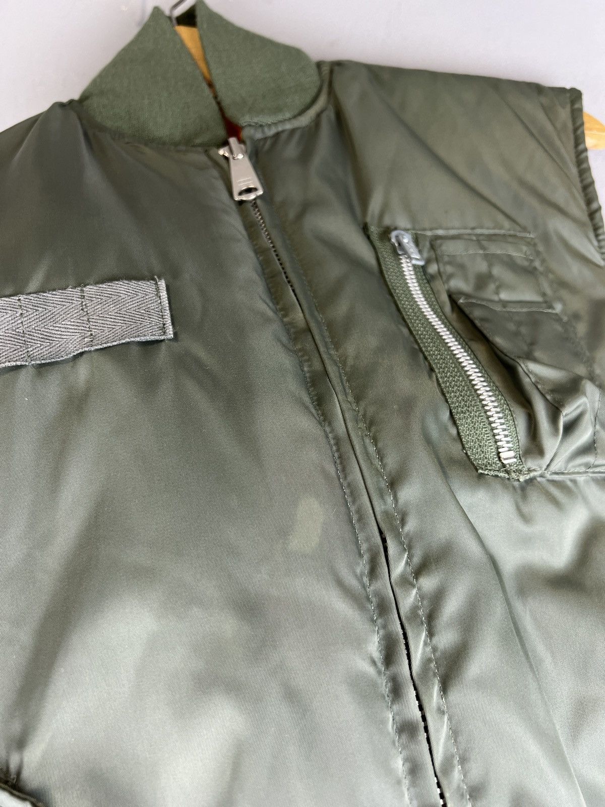 Designer × Japanese Brand 💥VERY RARE KIFFE MA 1 Big Fit Vest military RRP 1000$ Size M / US 6-8 / IT 42-44 - 7 Thumbnail