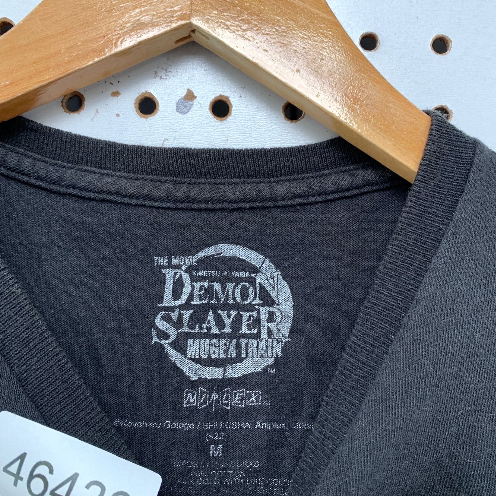Vintage Demon Slayer Mugen Train Shirt Men M Black Anime Kimetsu no Yaiba The Movie Shirt Size US M / EU 48-50 / 2 - 3 Thumbnail