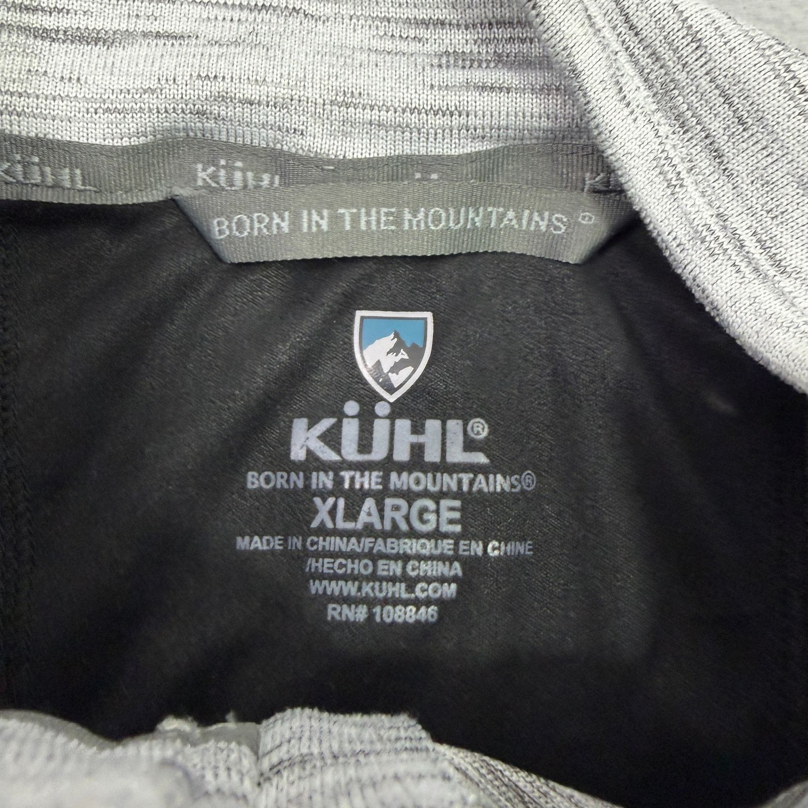 Kuhl KUHL Alloy 1/4 Zip Pullover Men's XL Cloud Gray Thumbholes Size US XL / EU 56 / 4 - 4 Thumbnail