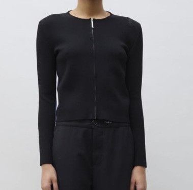 Marni o1f1d3z0326 Zip-Up Cardigan in Black Size XL / US 12-14 / IT 48-50 - 1 Preview