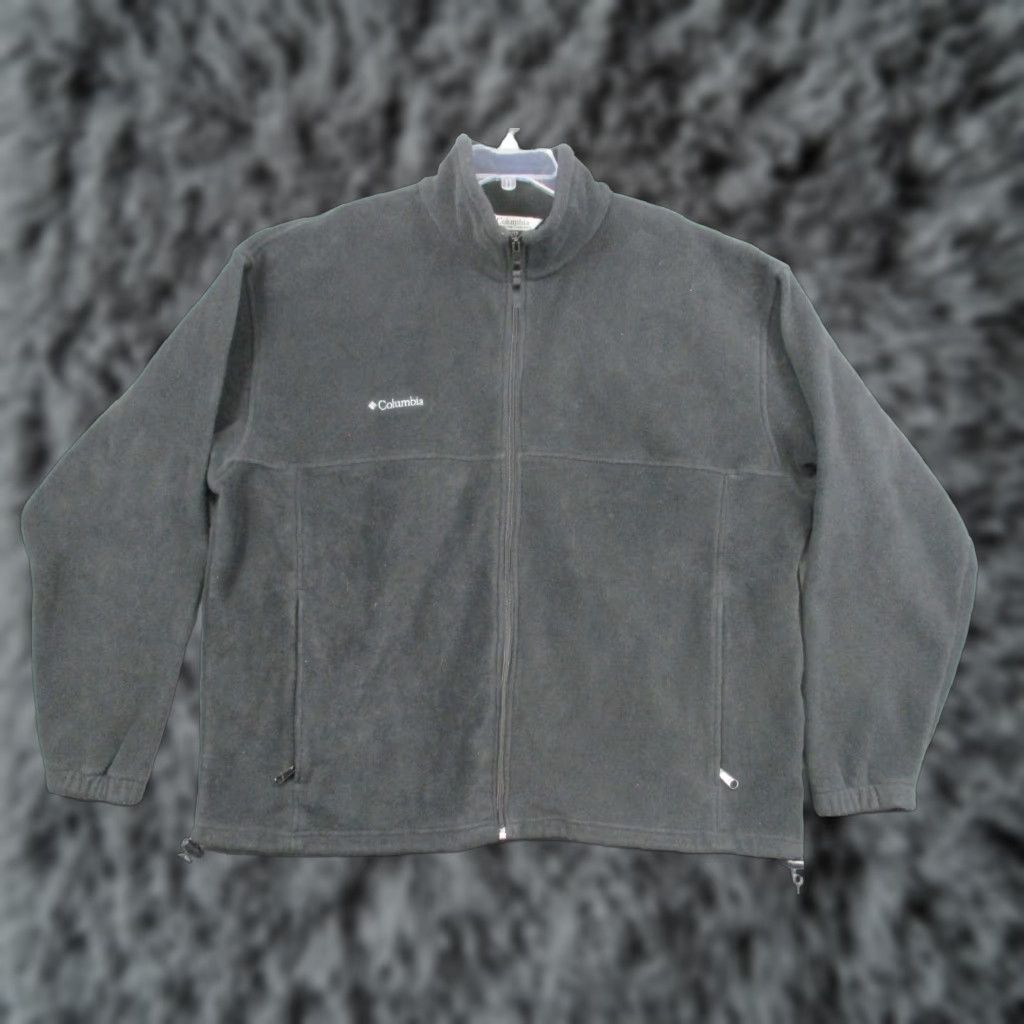 Vintage Columbia Jacket Men Fleece Black Zip Pocket XXL Big & Tall Carded" Size US XXL / EU 58 / 5 - 1 Thumbnail