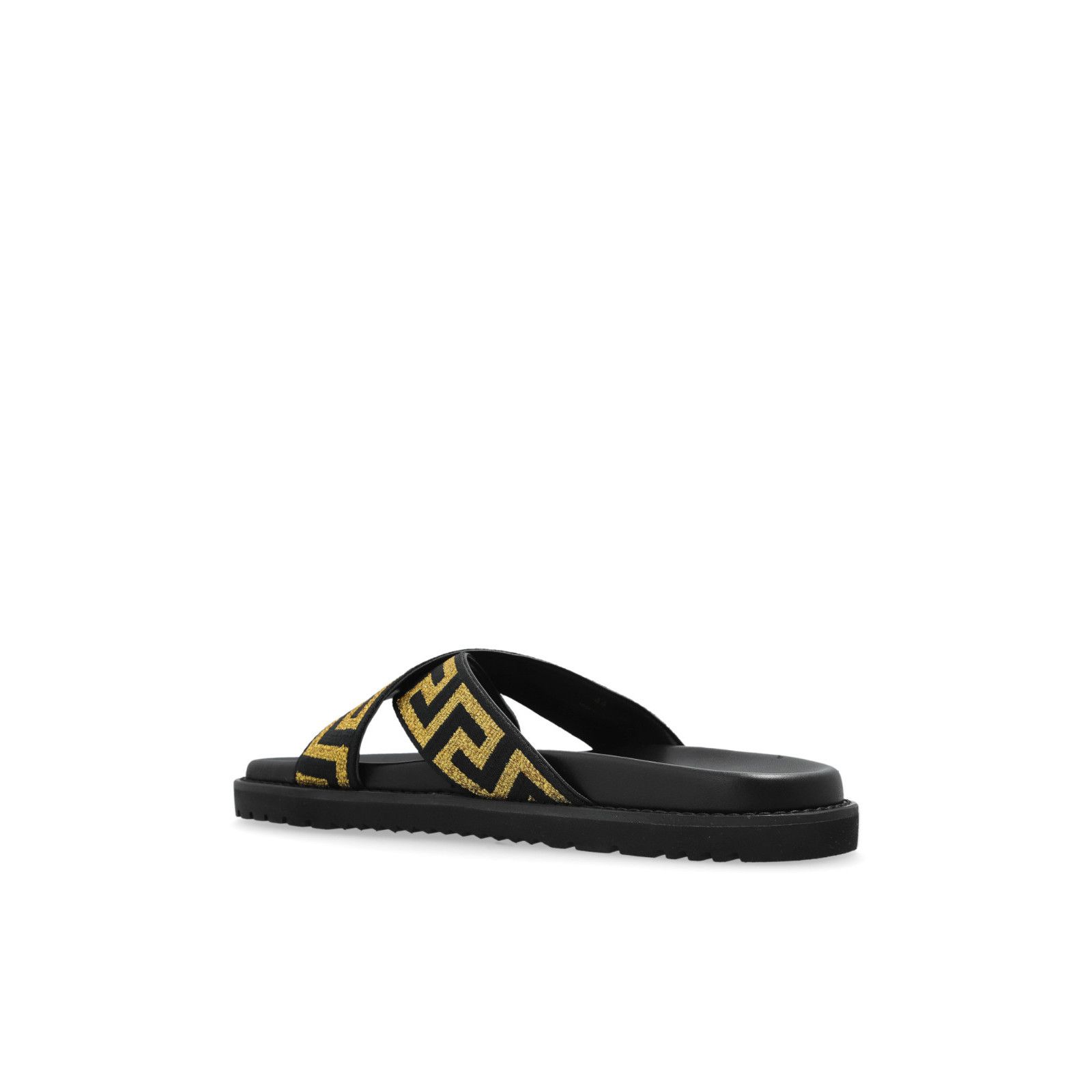 Versace VERSACE Black Slides New And Authentic (Men's size:9;) Size US 9 / EU 42 - 3 Thumbnail