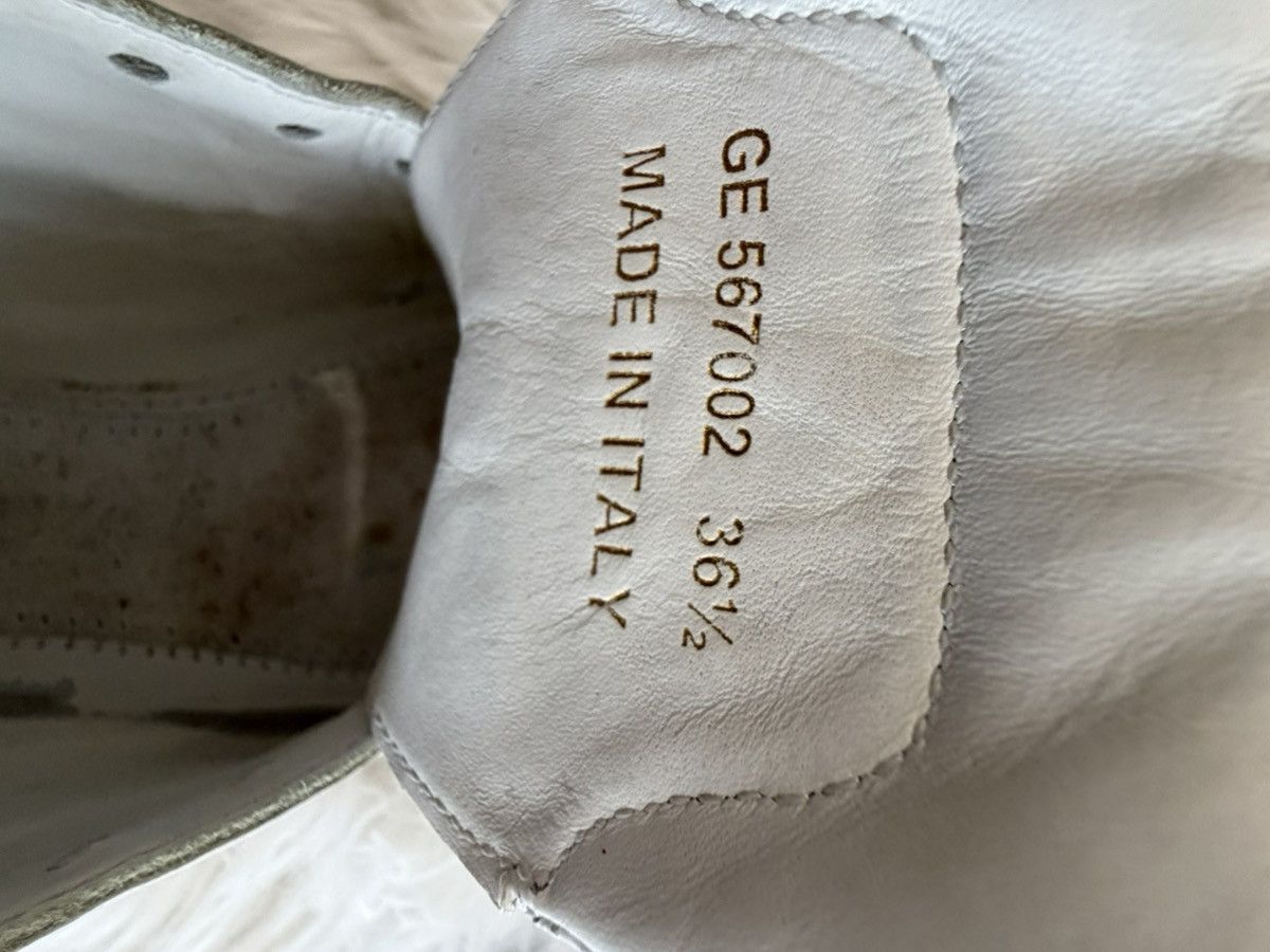Saint Laurent Paris Saint Laurent White and Gold Andy Sneakers Size US 6.5 / IT 36.5 - 11 Thumbnail