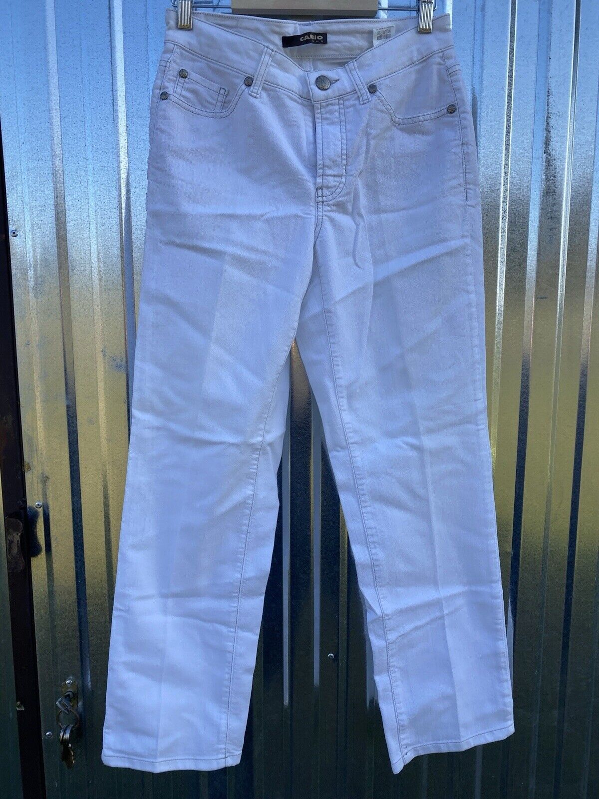 Other Cambio Jeans White Size 12 Embroidered Ol2 Size 34" / US 12 / IT 48 - 1 Thumbnail
