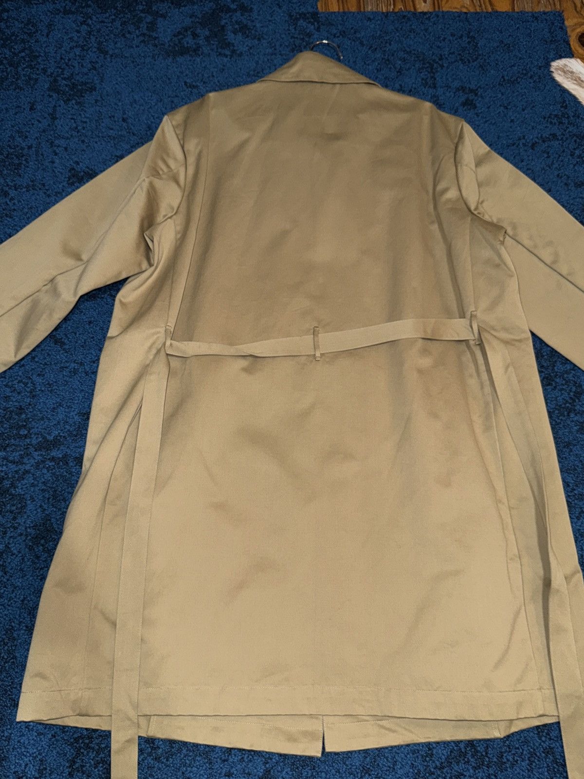 Monitaly Monitaly Beige Trench Coat Sz 42 Size US M / EU 48-50 / 2 - 9 Thumbnail