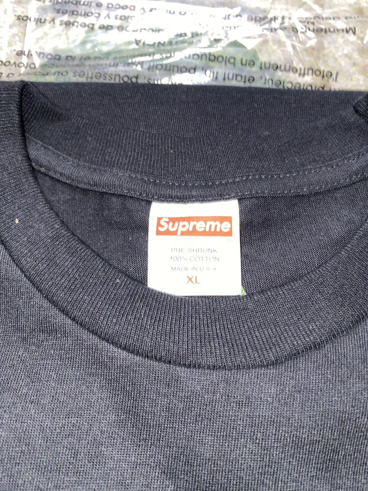 Supreme Supreme Dollar Tee Black 2017 Size US XL / EU 56 / 4 - 3 Thumbnail