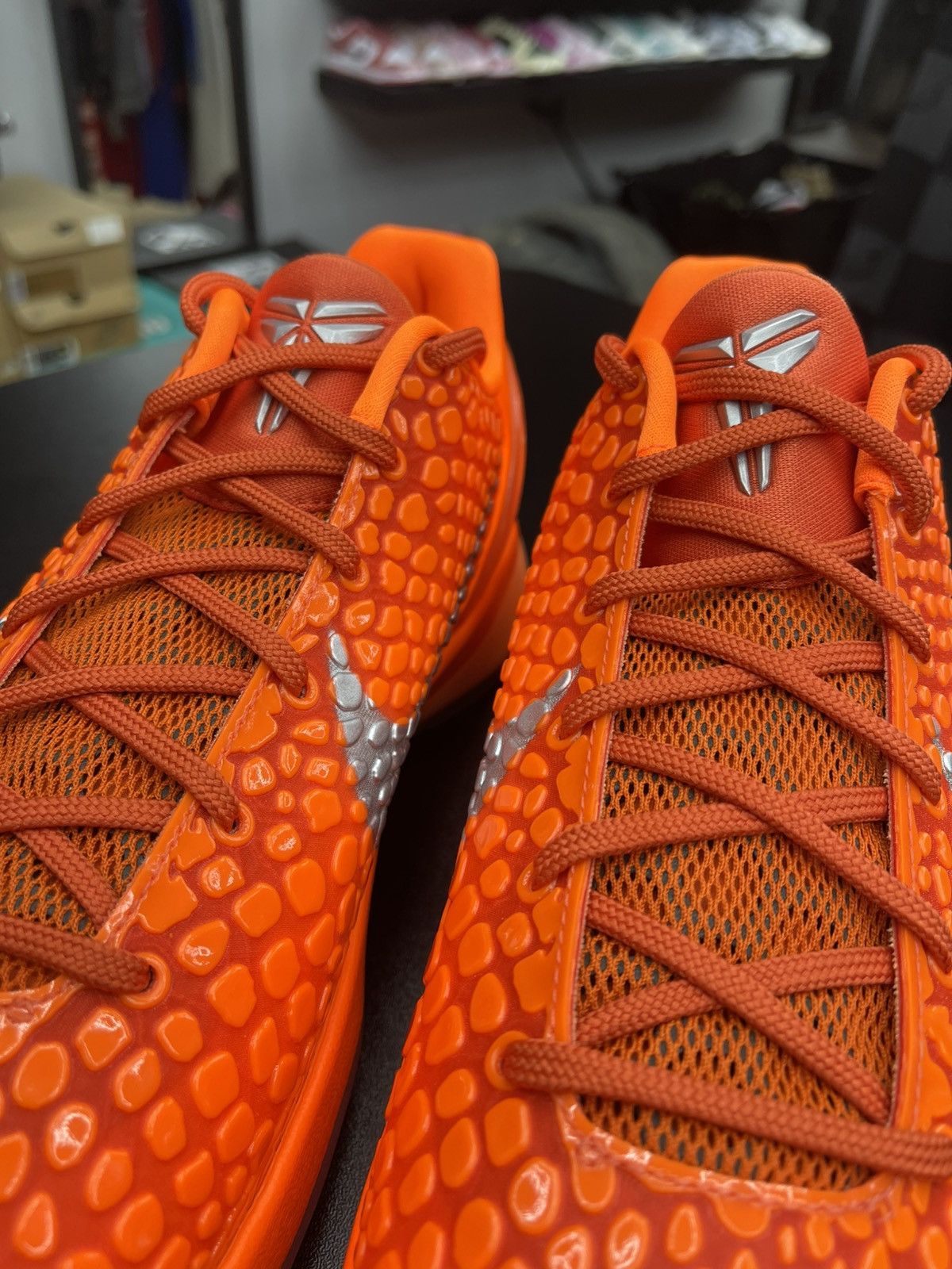 Nike Size 7y - Nike Kobe 6 Protro Total Orange Brand New! Size US 7 / EU 40 - 6 Thumbnail