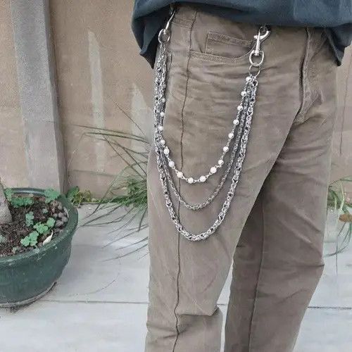 VIBE Kotomi x Nami 3 Layer Natural Echo Pearled Wallet Chain Size ONE SIZE - 1 Thumbnail