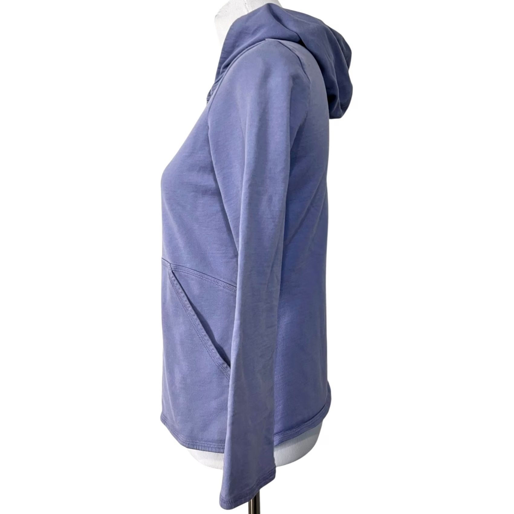 J. Jill J Jill Hoodie 1/2 Zip Pullover Light Purple Kangaroo Pockets 100% Cotton XS Shirt Womens Pullover Zip Purple 100% Cotton XS Kangaroo Pockets 90s? Size XS / US 0-2 / IT 36-38 - 5 Thumbnail