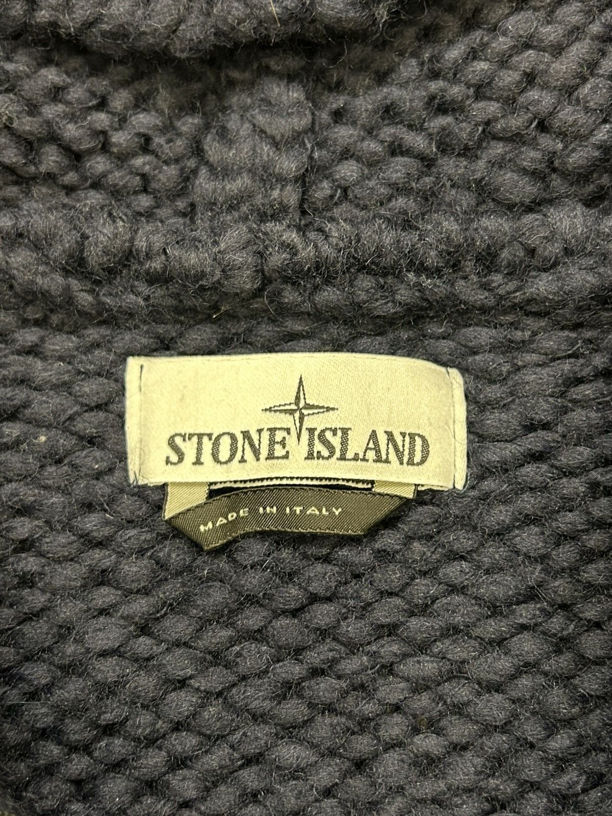 Stone Island Stone Island Knit Wool Zip Up Hoodie Size US L / EU 52-54 / 3 - 3 Thumbnail