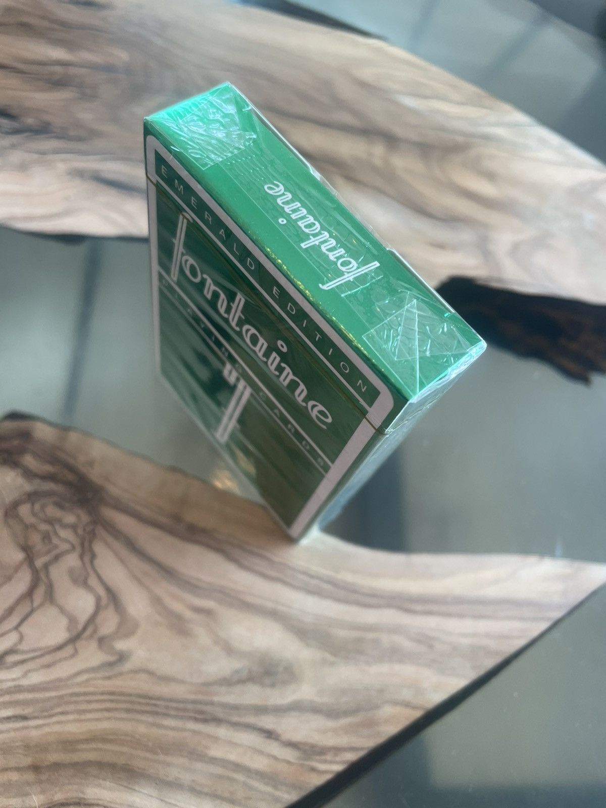 Bicycle FONTAINE LIMITED EMERALD FOIL - SINGLE DECK PLAYING CARDS Size ONE SIZE - 4 Thumbnail