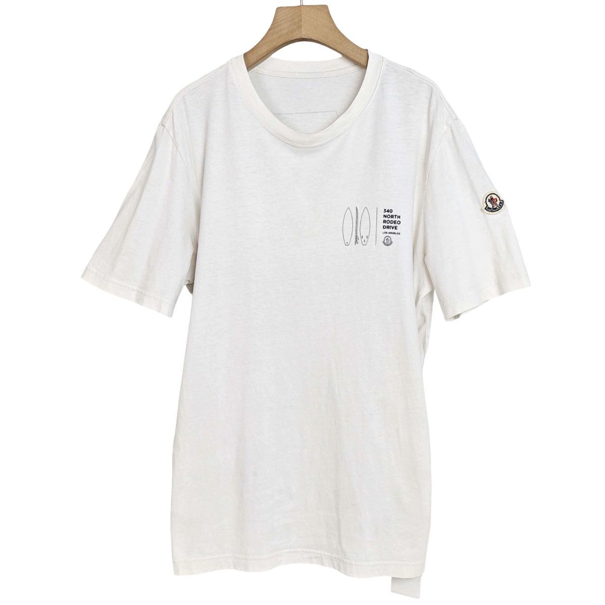 Moncler Moncler Rodeo Drive Graphic T-Shirt Size US L / EU 52-54 / 3 - 1 Thumbnail