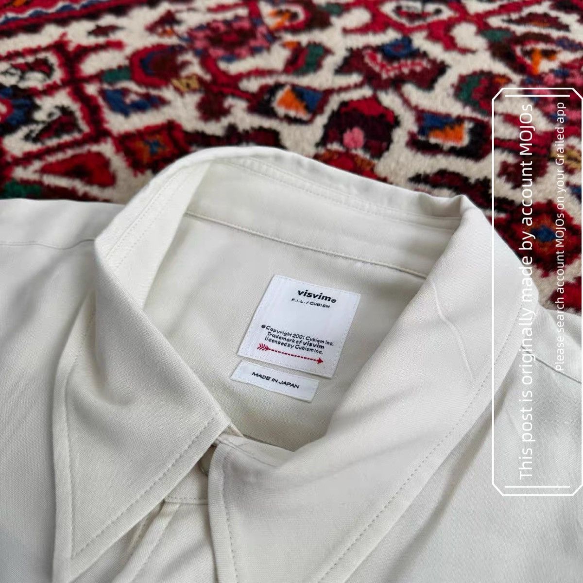 Visvim Sz 3 Visvim 26AW Meridian Shirt L/S Shirt mo.jos553 Size US L / EU 52-54 / 3 - 6 Thumbnail