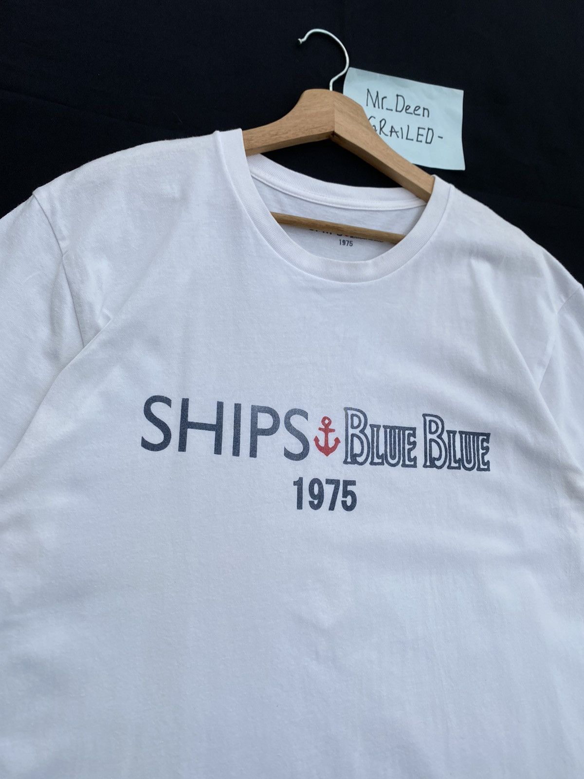 Blue Blue Japan Rare Vintage SHIPS Blue Blue 1975 Tshirt Size US L / EU 52-54 / 3 - 7 Thumbnail
