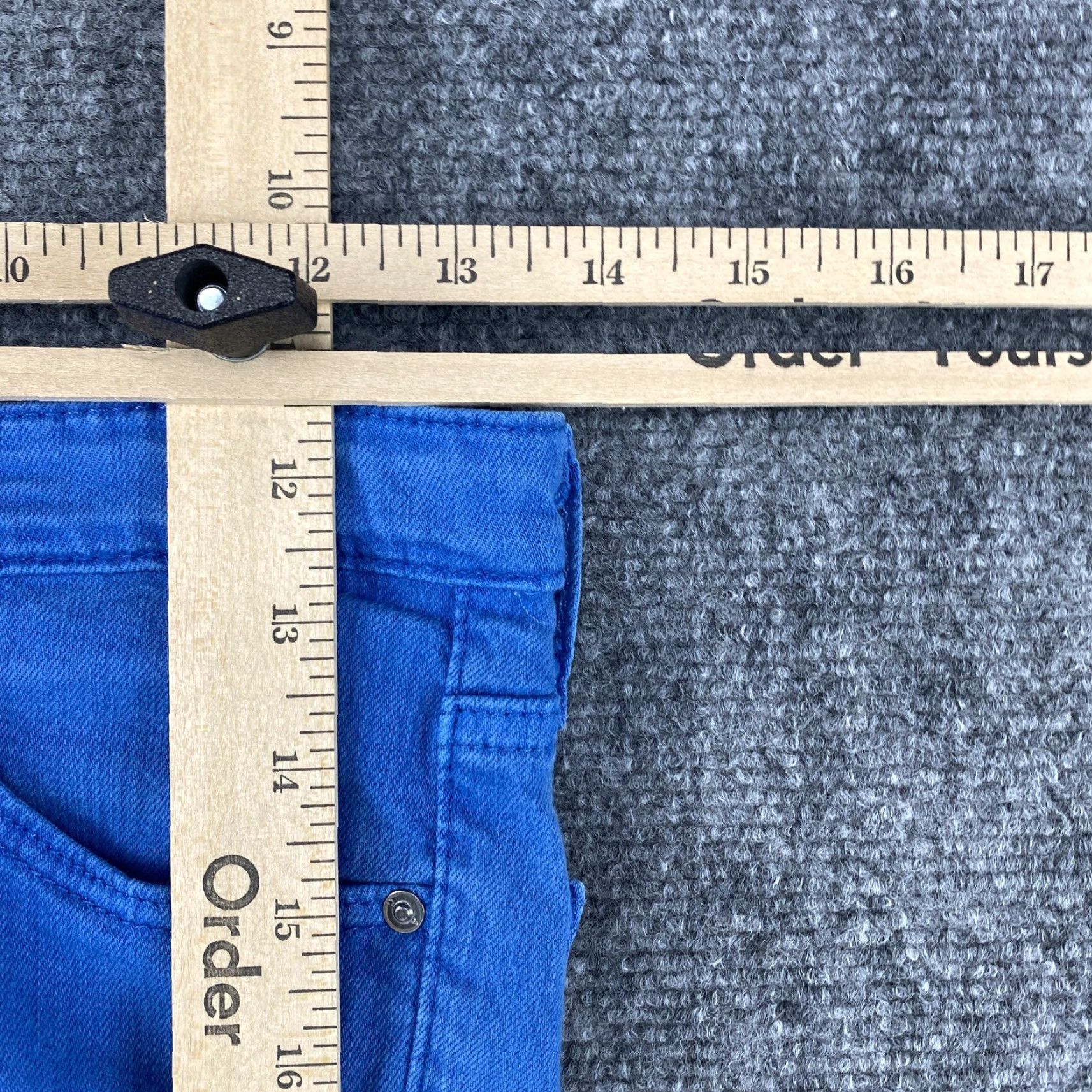 Vintage AG Adriano Goldschmied Jeans Womens 26R Blue The Prima Mid-Rise Skinny Made USA Size 26" / US 2 / IT 38 - 4 Thumbnail