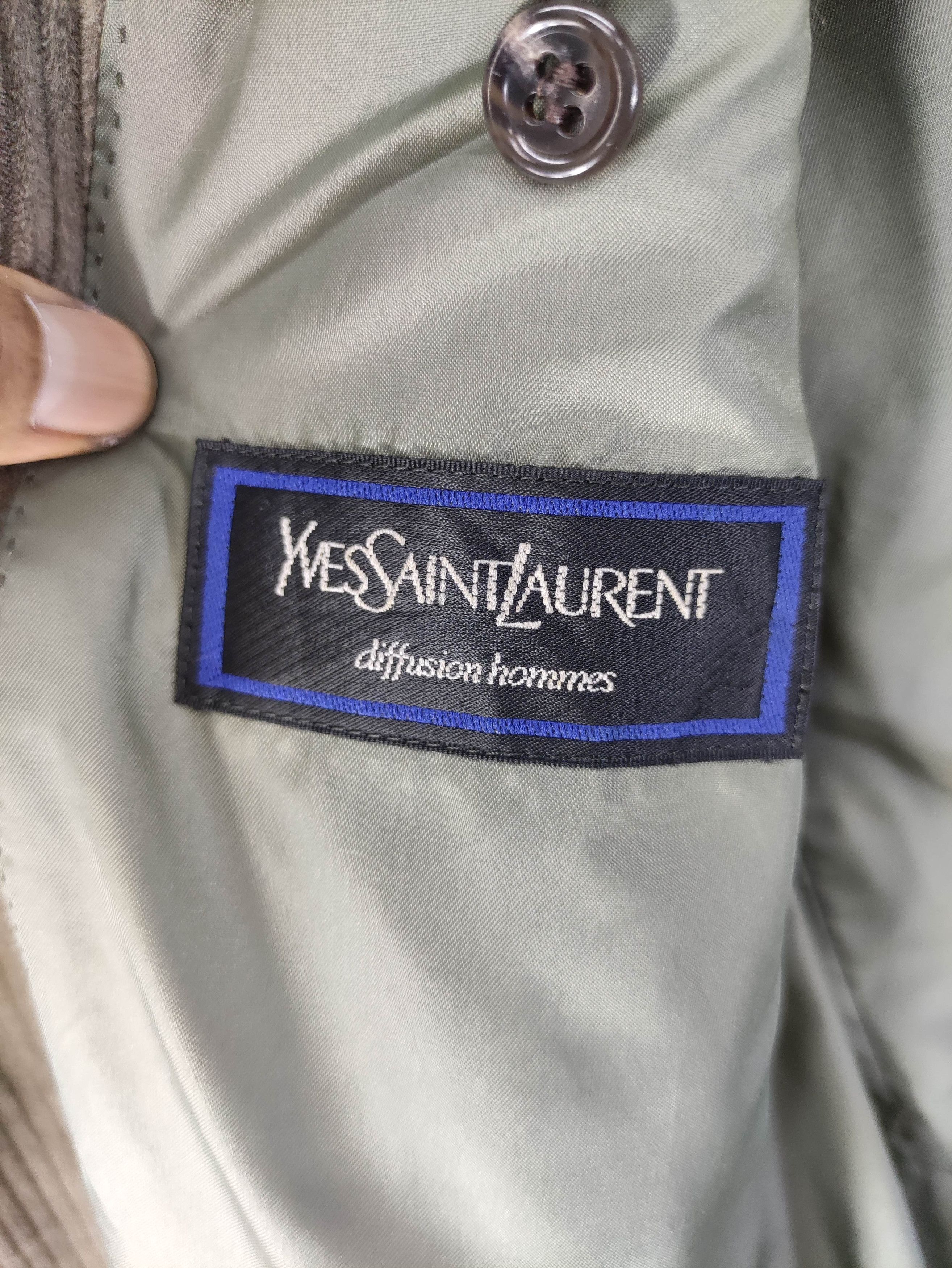 Yves Saint Laurent Vintage Yves Saint Laurent Corduroy Blazer Coat Jacket Size US M / EU 48-50 / 2 - 3 Thumbnail