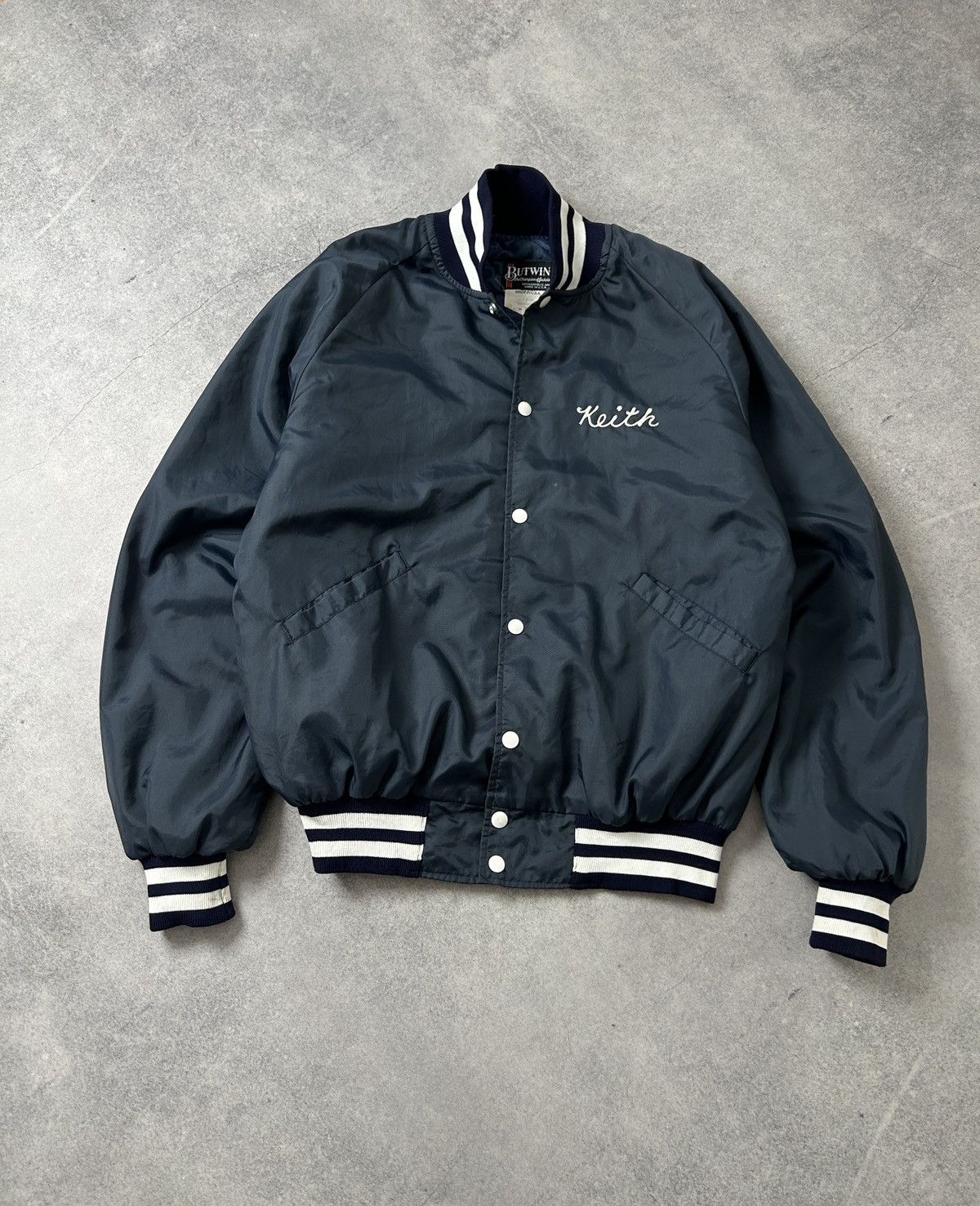 Vintage Butwin vintage Made in Usa 🇺🇸 UFCW Local 653 bomber jacket Size US S / EU 44-46 / 1 - 1 Thumbnail