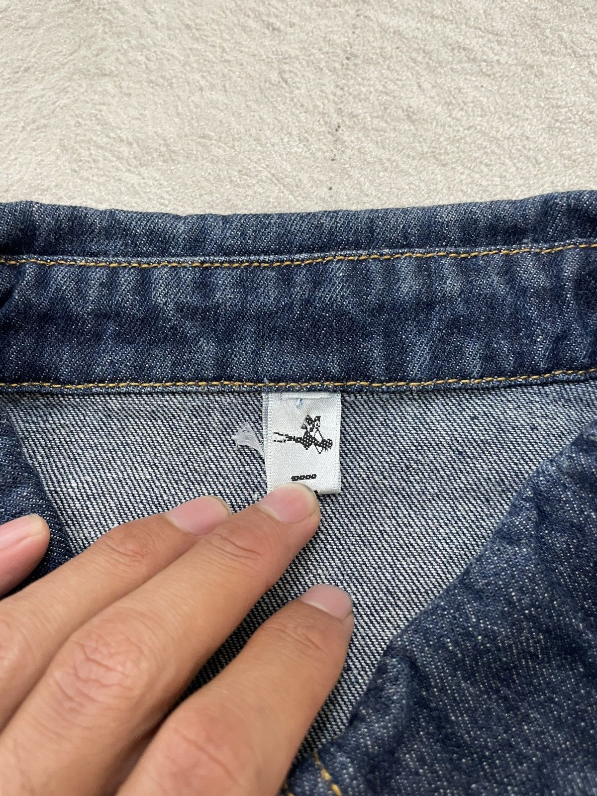 Japanese Brand 2000s Jacket Denim Archive Napoleon Officer Denim Jacket Size US L / EU 52-54 / 3 - 4 Thumbnail