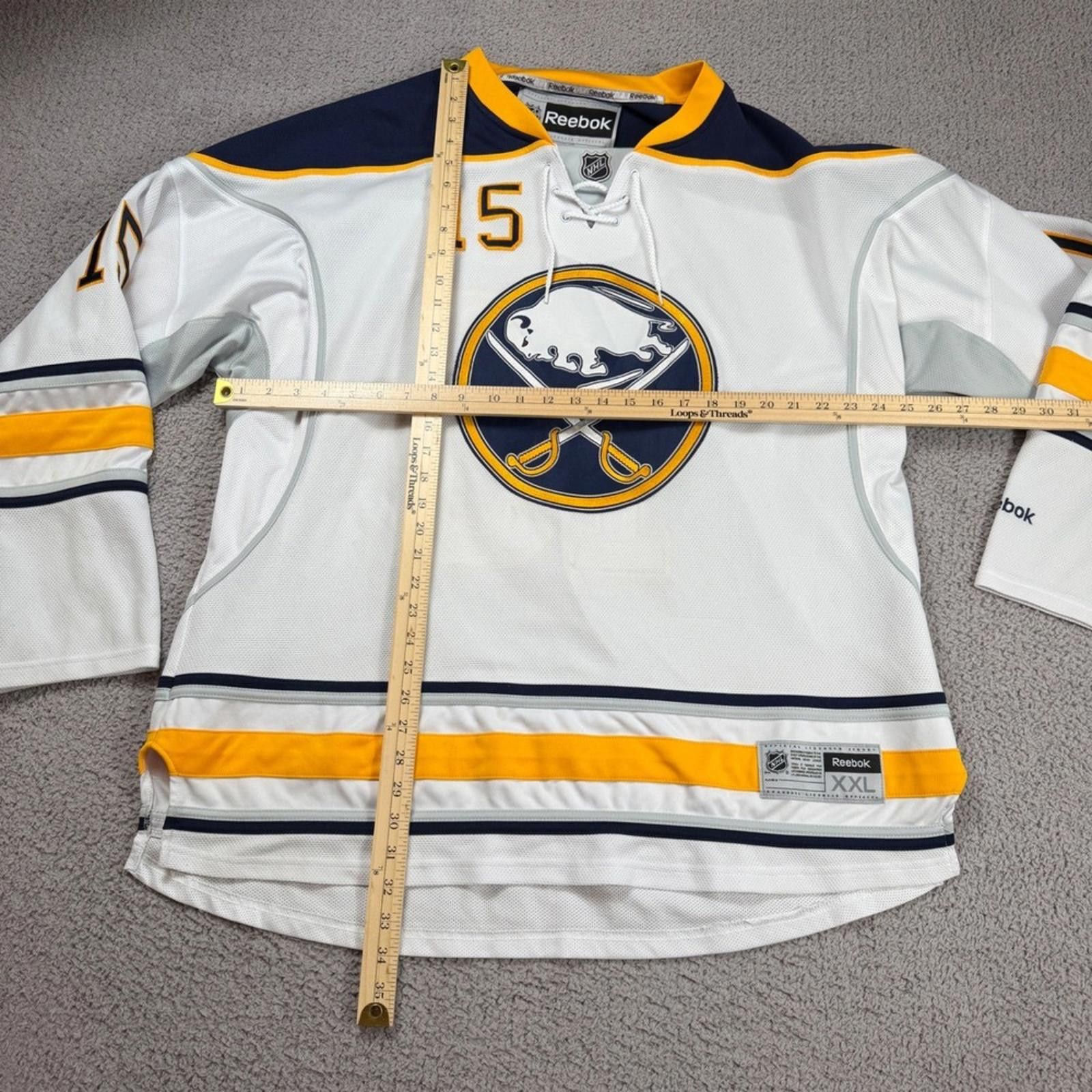 Reebok Buffalo Sabres Jack Eichel Reebok Premier NHL Jersey White Size US XXL / EU 58 / 5 - 3 Thumbnail