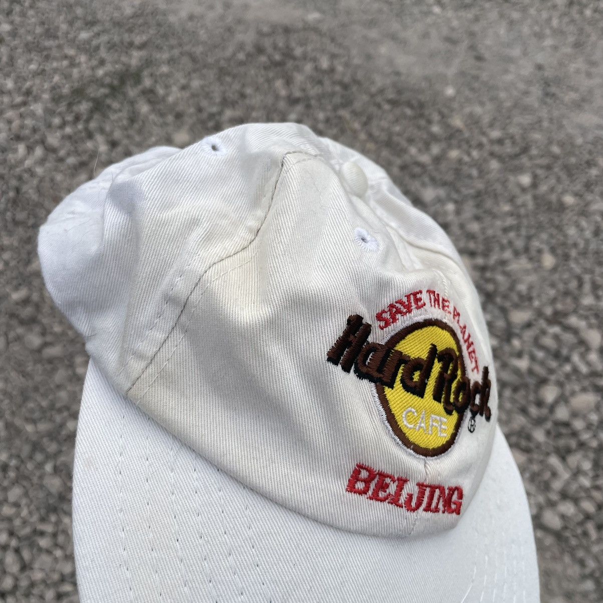 Hard Rock Cafe × Vintage 90s dad cap Hard Rock cafe BEIJING save the planet hat love Size ONE SIZE - 2 Thumbnail