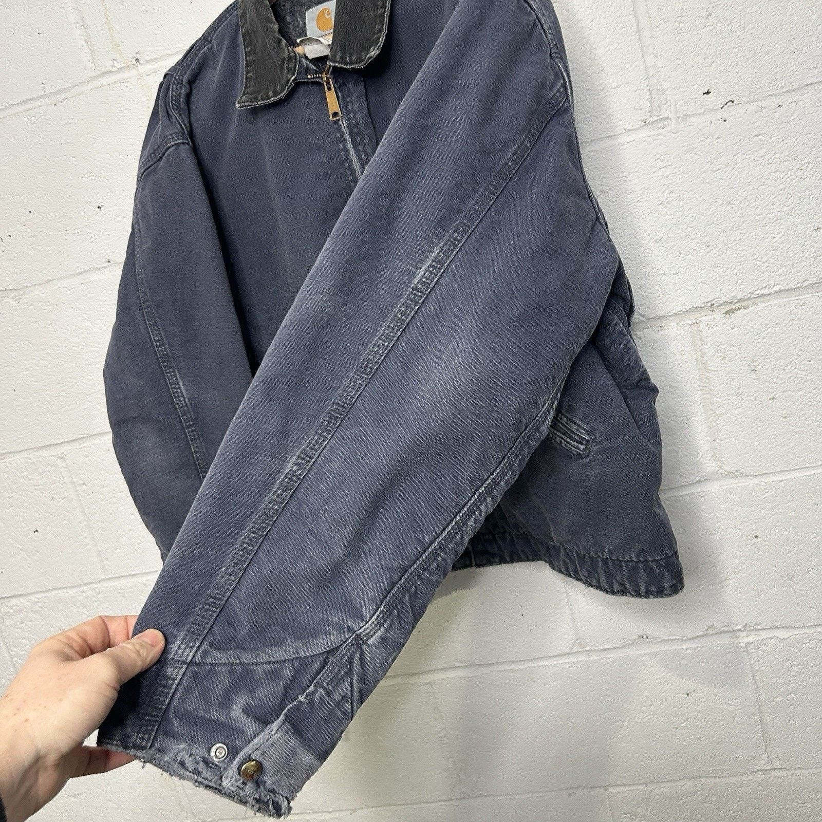 Carhartt Vintage Carhartt Blanket-Lined Detroit Jacket “Petrol” J64 Size US XL / EU 56 / 4 - 8 Thumbnail