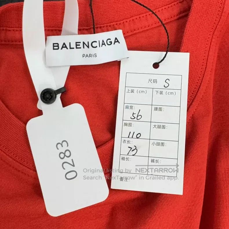 Balenciaga Balenciaga Red Coke Short Sleeve S Size Size US S / EU 44-46 / 1 - 3 Thumbnail