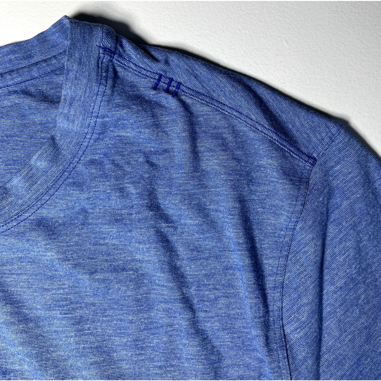 Lululemon Lululemon Men's Fundamental Pocket T-Shirt Blue Activewear Sz M Size US M / EU 48-50 / 2 - 7 Thumbnail