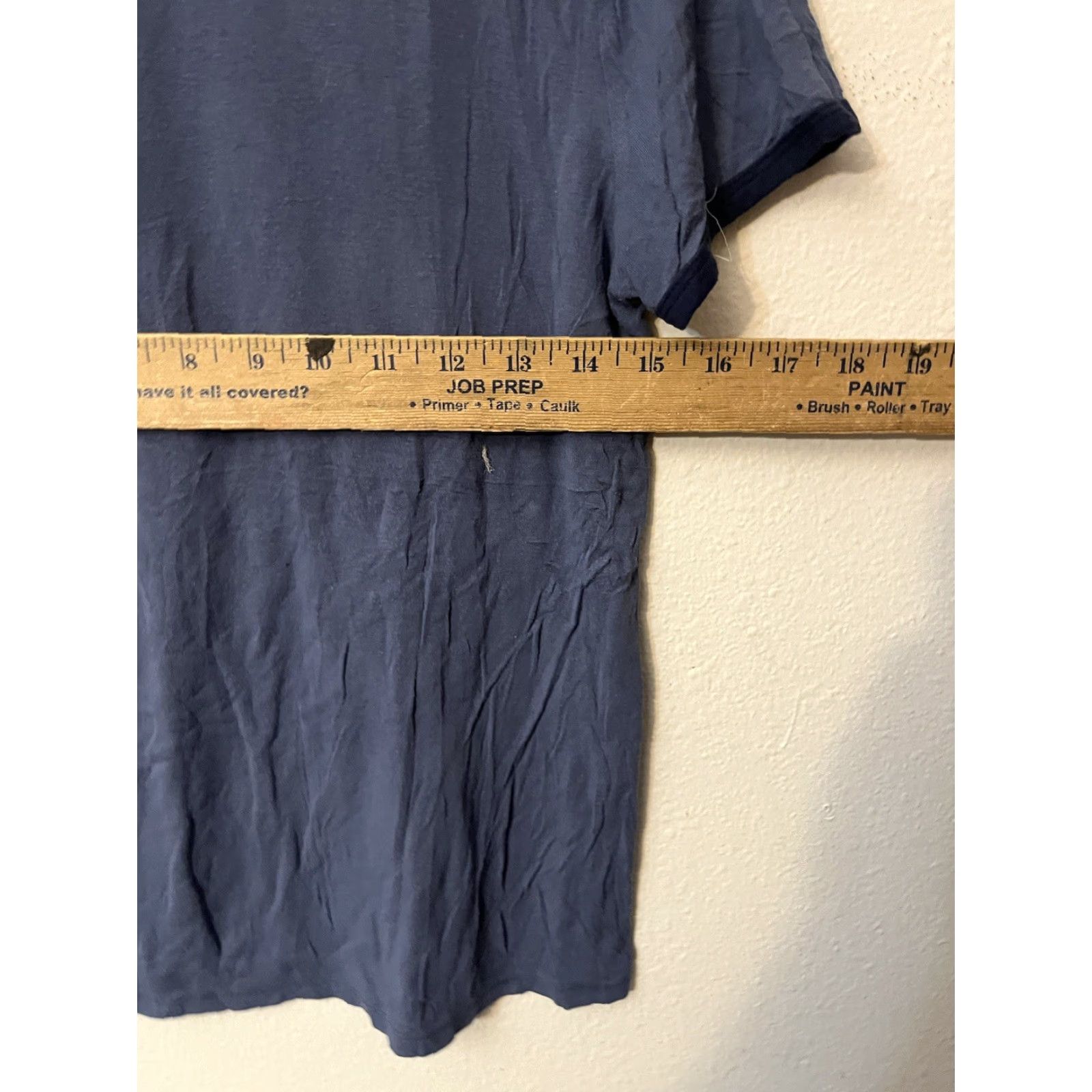 Abercrombie & Fitch Abercrombie & Fitch Shirt Medium Womens Knit Blue Solid Essential Vintage Size M / US 6-8 / IT 42-44 - 5 Thumbnail