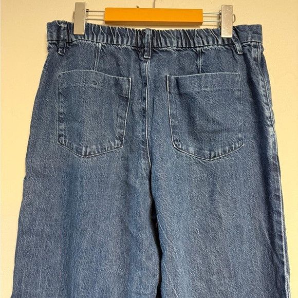Uniqlo Uniqlo Wide-Leg Jeans Blue Lyocell Blend M (28–29” Waist) Size 28" / US 6 / IT 42 - 6 Thumbnail