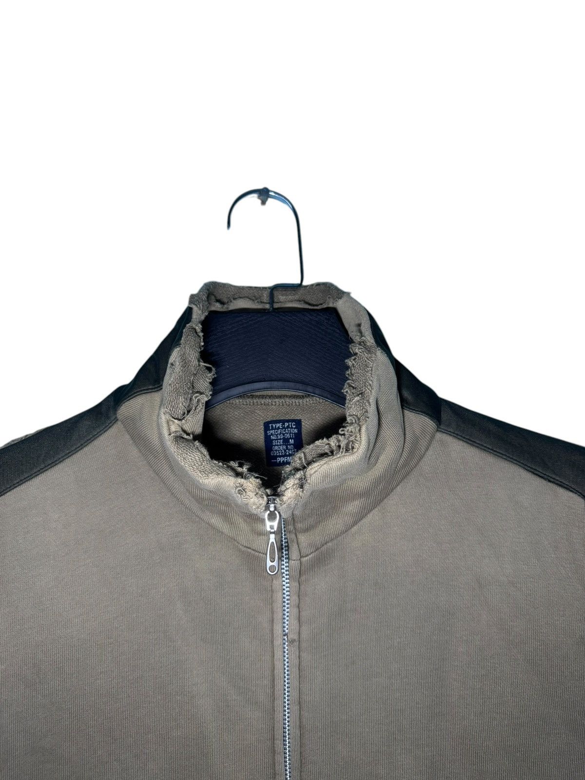 Japanese Brand PPFM TYPE-TPC DISTRESSED DAMAGE ZIPPER UP JACKET Size US M / EU 48-50 / 2 - 11 Thumbnail