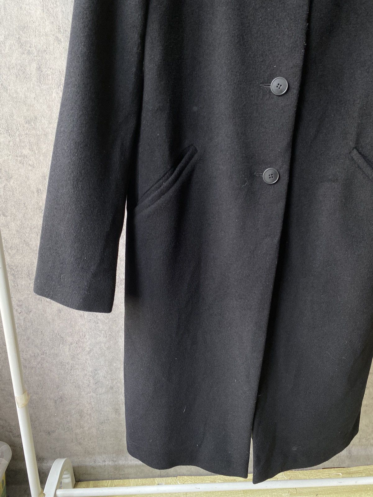 Japanese Brand × agnes b. Agnes.B Lambswool Angora Doublure Lining Coat Size US S / EU 44-46 / 1 - 4 Thumbnail
